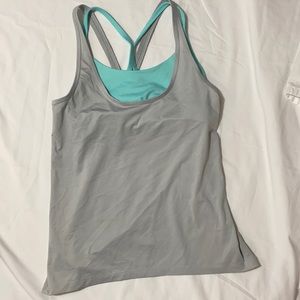 Work out tank with built in sports bra